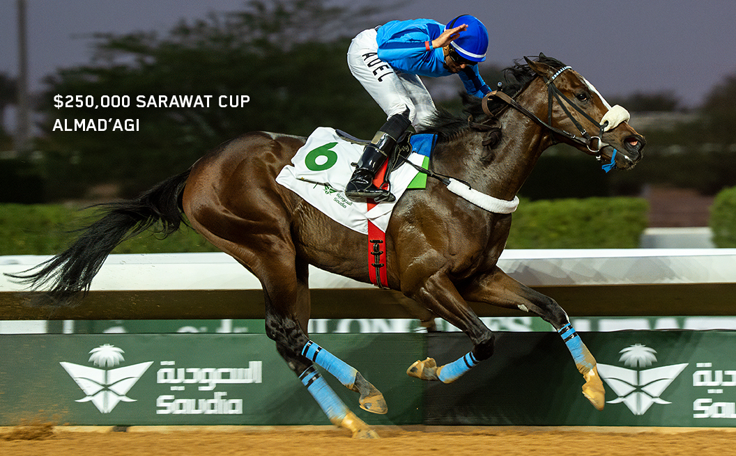Almad'agi wins the $250,000 Sarawat Cup
